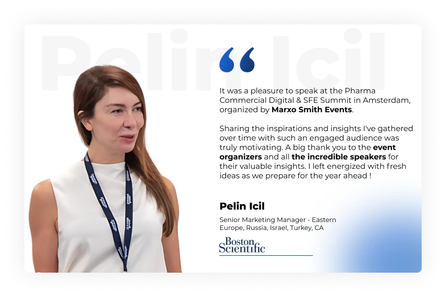 Marxo Smith Testimonial, Pelin Icil